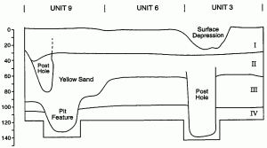 Section drawing of site on Mele Havea